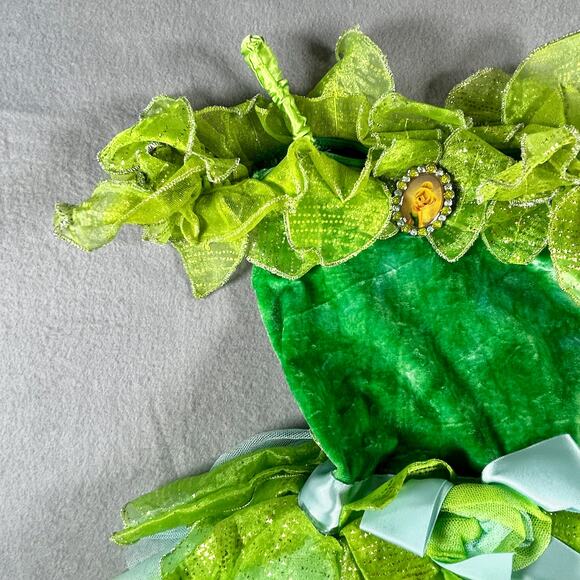 NWOT Deluxe Disney Tinkerbell Costume Baby Girls Fairy Sparkle Tulle size 2 / 3 - Picture 5 of 7